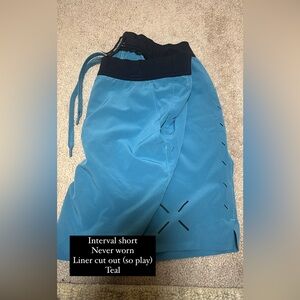 Ten thousand interval short brand new without tags, liner cut out, large